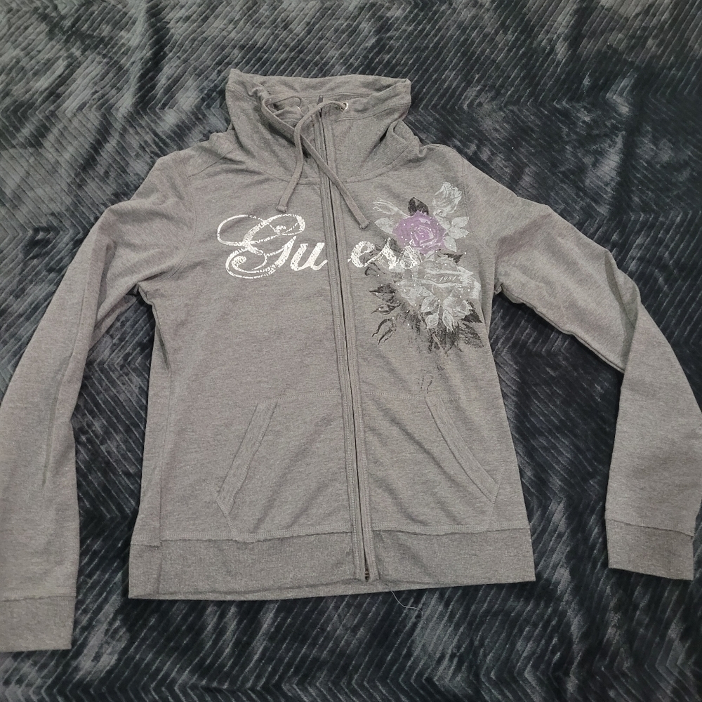 Grey Guess Hoodie